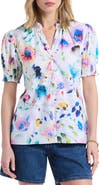 Robert Graham Mila Short Sleeve Woven Shirt