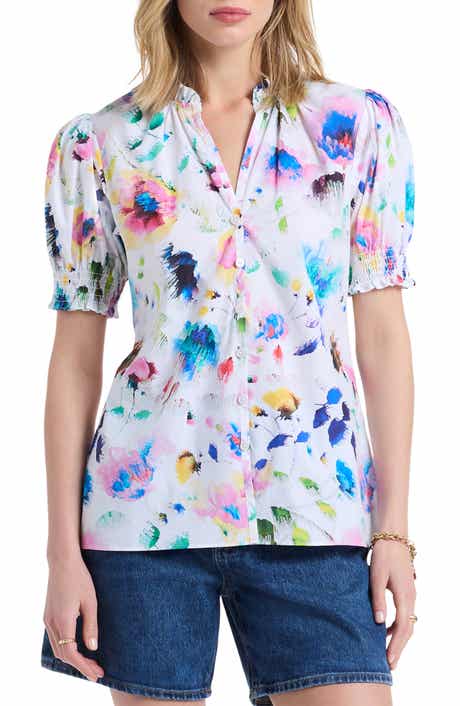 Robert Graham Mila Short Sleeve Woven Shirt
