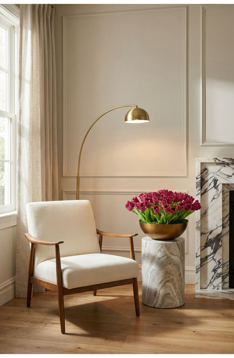 CocoBella Louisa RealTouch Tulip Arrangement, Alternate, color, Pink