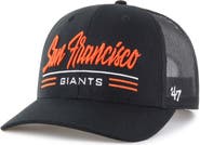 '47 Men's '47 Black San Francisco Giants Garner Trucker Adjustable Hat