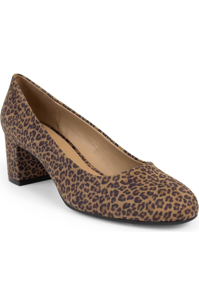 Aerosoles Faux Leather Pump, Main, color, Tan Multi Mini Leopard Suede
