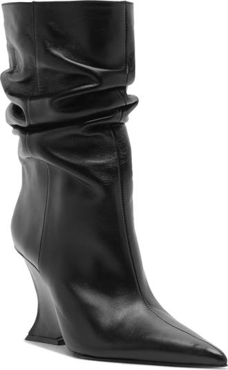 Siena Slouch Wedge Bootie