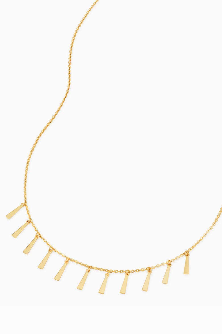 14K Gold Delicate Dynasty Choker, Alternate, color, Yellow Gold