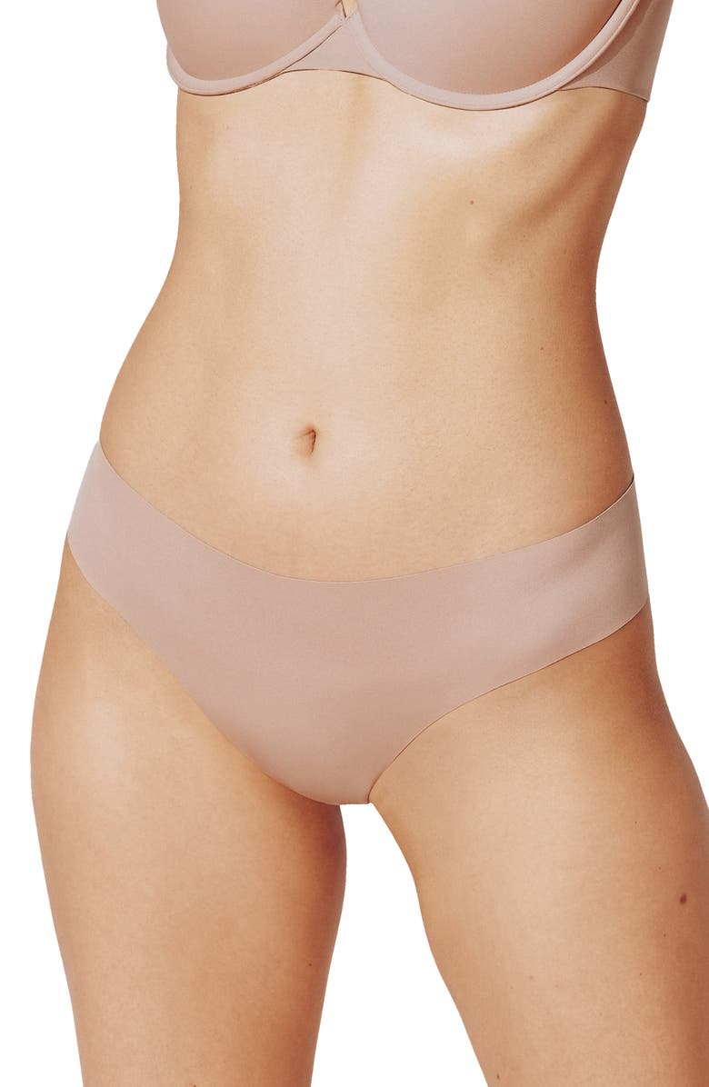 ThirdLove Assorted 3-Pack Zero Edge<sup>™</sup> Mid Rise No-Show Thongs, Alternate, color, Black/ Taupe/ Leopard