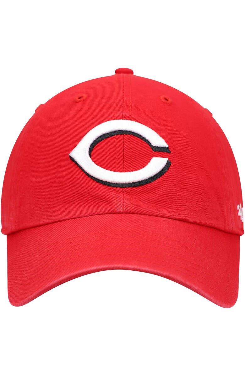 '47 Men's '47 Red Cincinnati Reds Clean Up Adjustable Hat, Alternate, color, Red