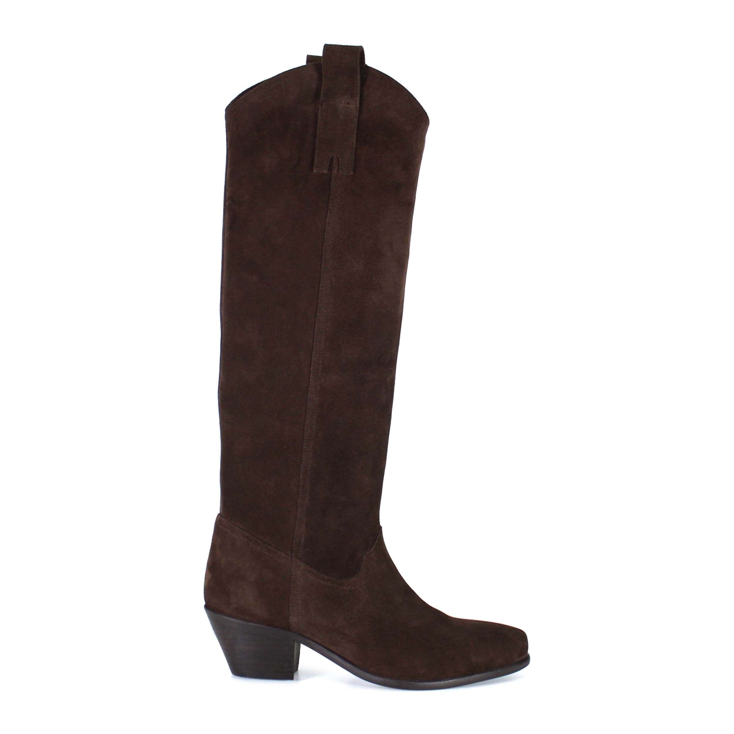 Diba True AME THYST Suede Knee High Boot, Alternate, color, Dark Brown