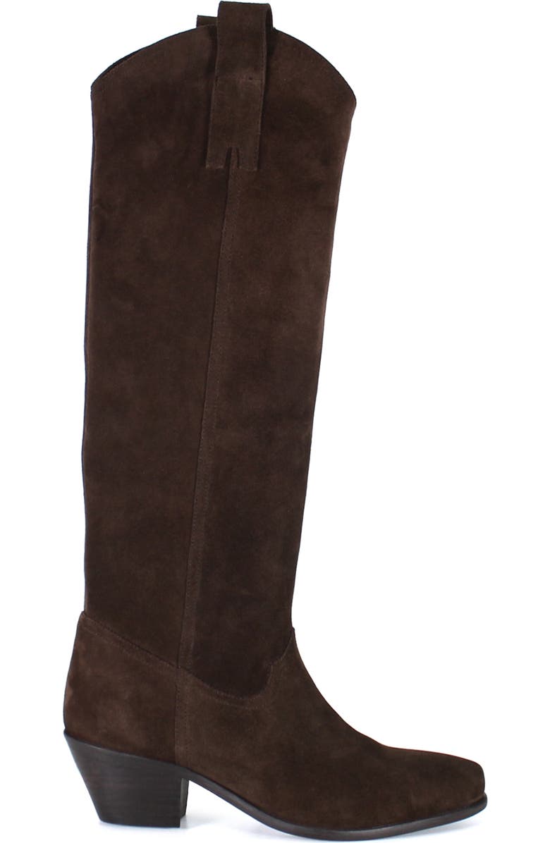 Diba True AME THYST Suede Knee High Boot, Alternate, color, Dark Brown