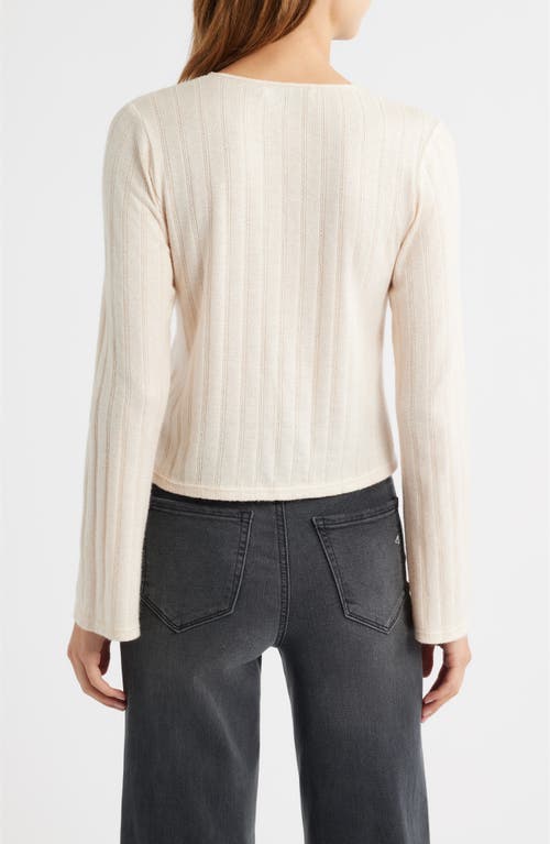 Bella Venice Jackie Cashmere Blend Cardigan In Neutral