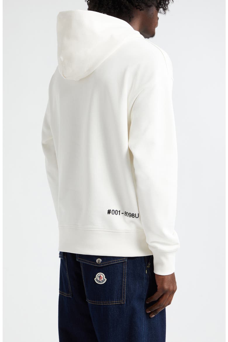 Logo Cotton Hoodie, Alternate, color, WHITE