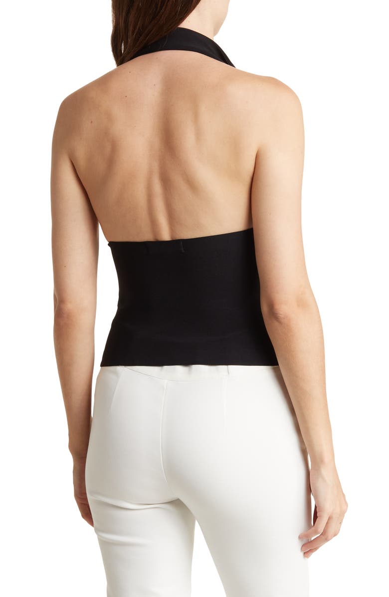 WeWoreWhat Knit Halter Top, Alternate, color,