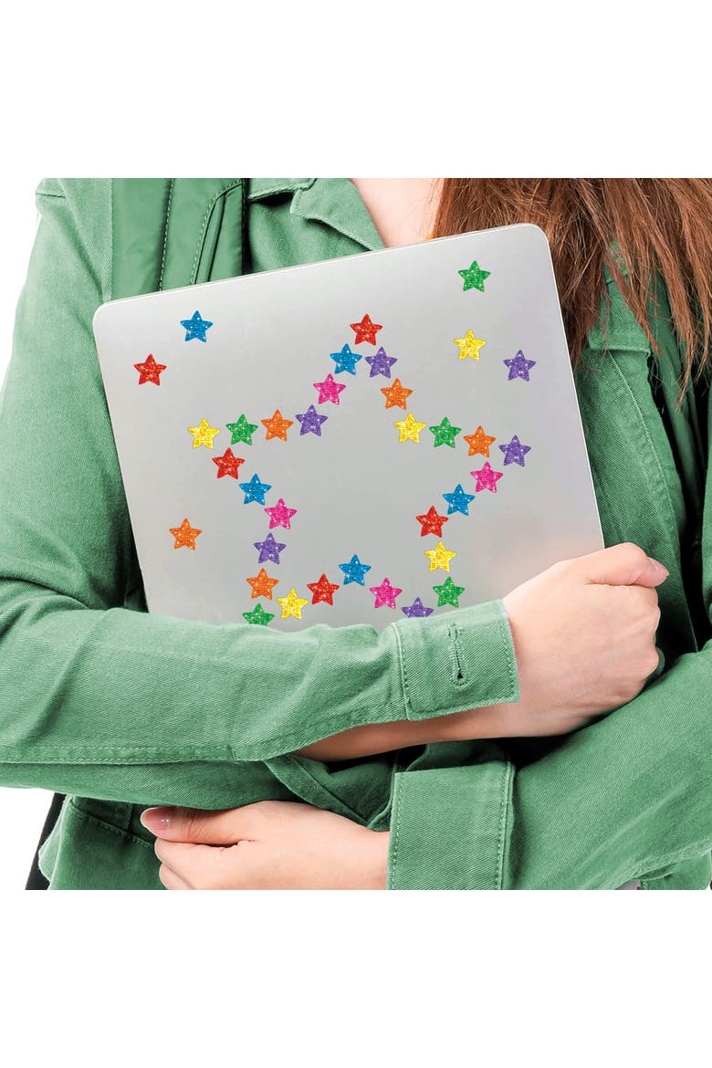 SuperShapes Sparkle Stars, 1300 Count Sticker Pack, Alternate, color, Multicolored
