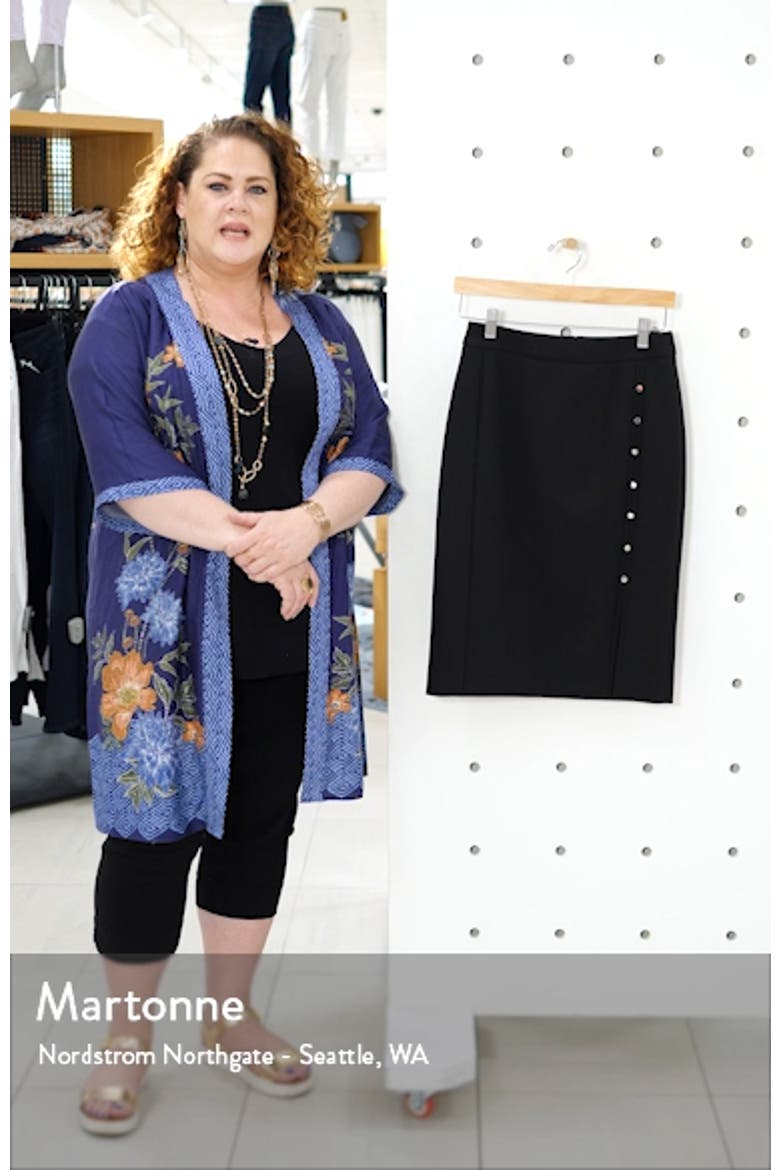 Vikilena Ponte Pencil Skirt video