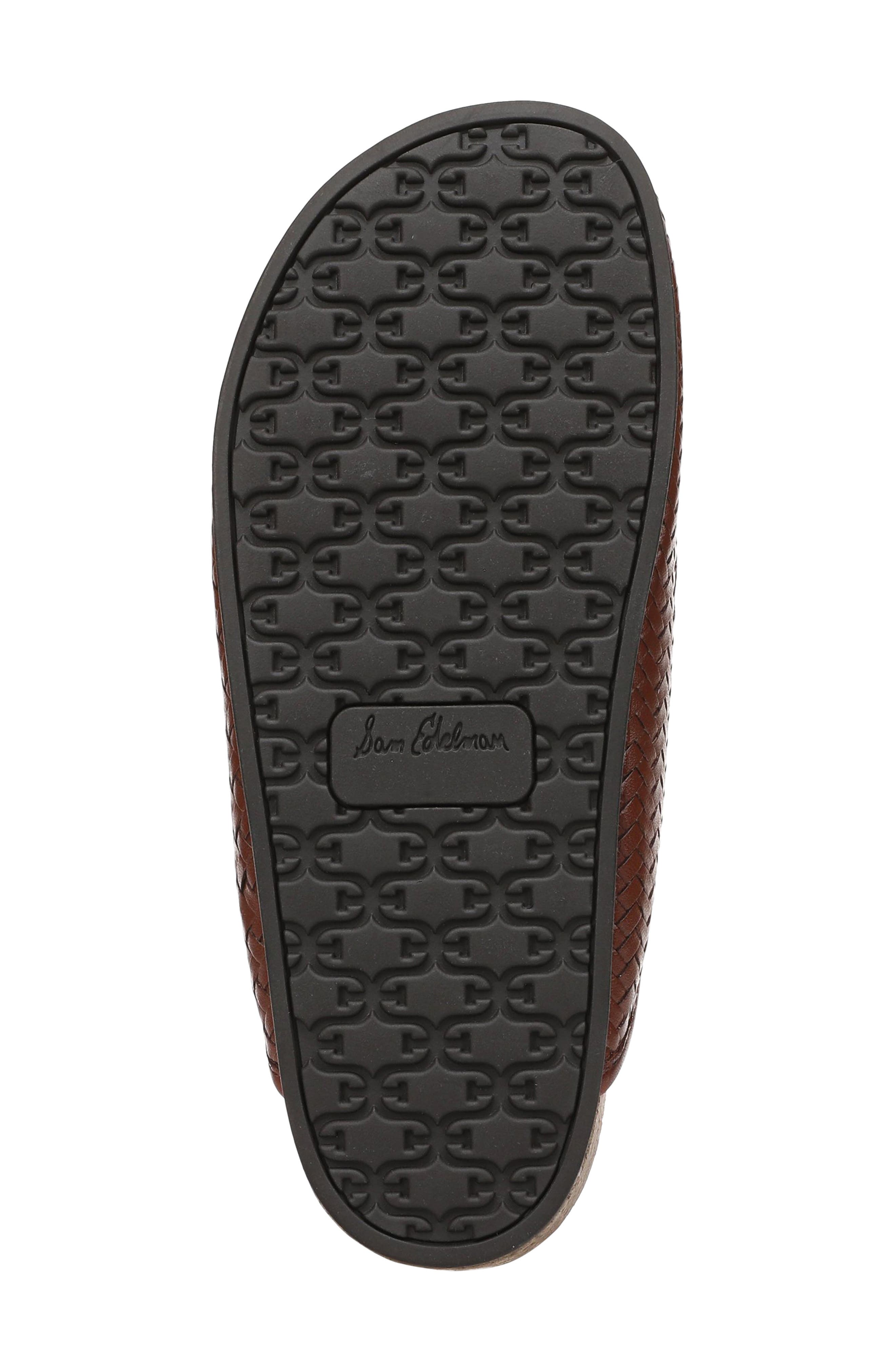 Sam Edelman Astrid Weave Tassel Loafer Mule, Alternate, color, Chestnut Brown