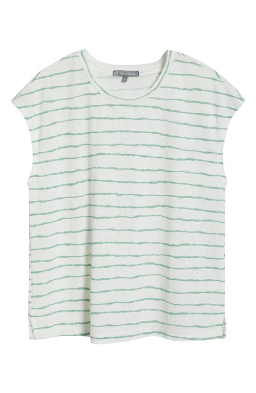 Wit & Wisdom Stripe Linen Blend T-shirt