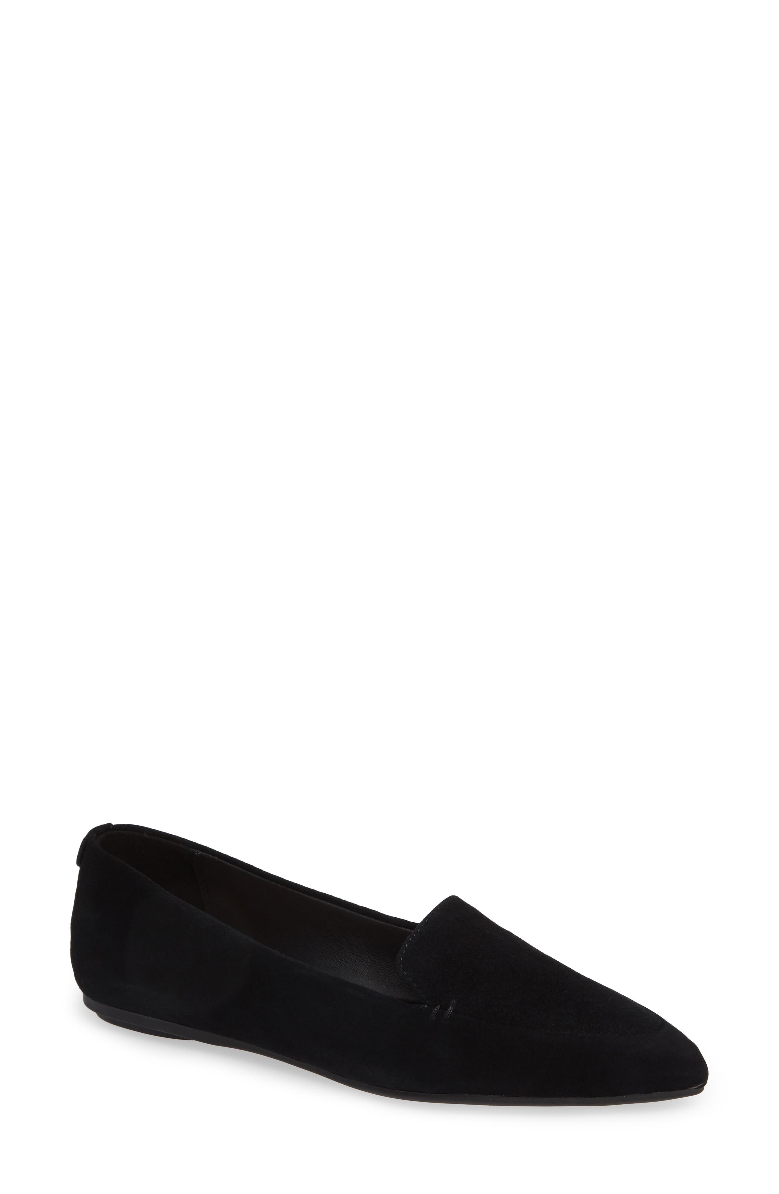 Taryn Rose Faye Pointy Toe Loafer, Main, color, 