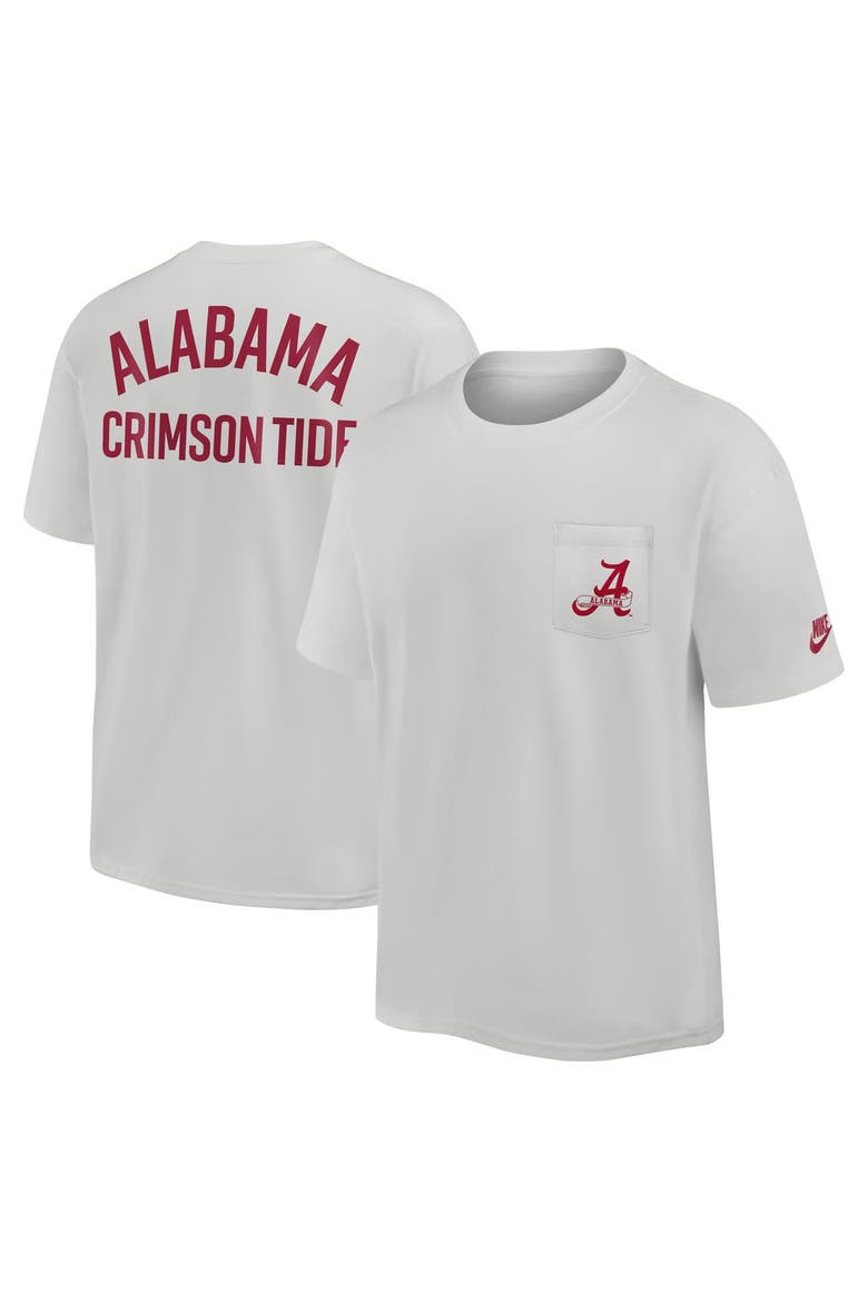 Men's Nike Gray Alabama Crimson Tide Legacy 2-Hit Max90 Pocket T-Shirt, Main, color, Gray