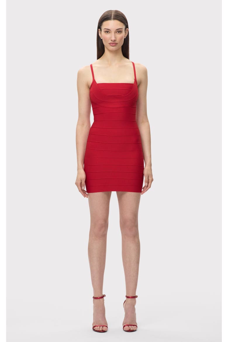The Dance Floor Dress, Main, color, ROUGE