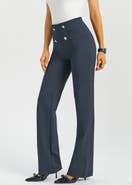 Betabrand Atlantic DPYP Dress Pant Yoga Pants Wide Leg
