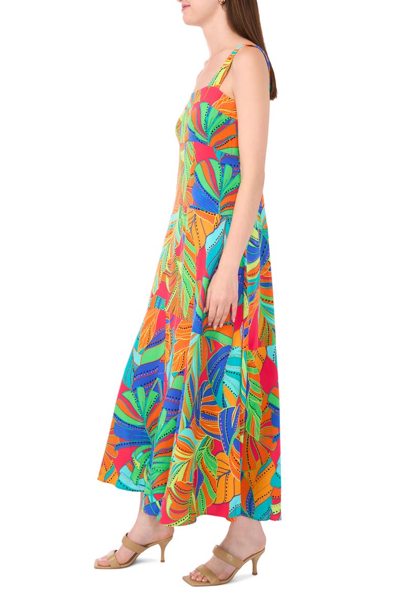 Thick Strap Empire Waist Maxi Dress, Alternate, color, TIBETAN RED