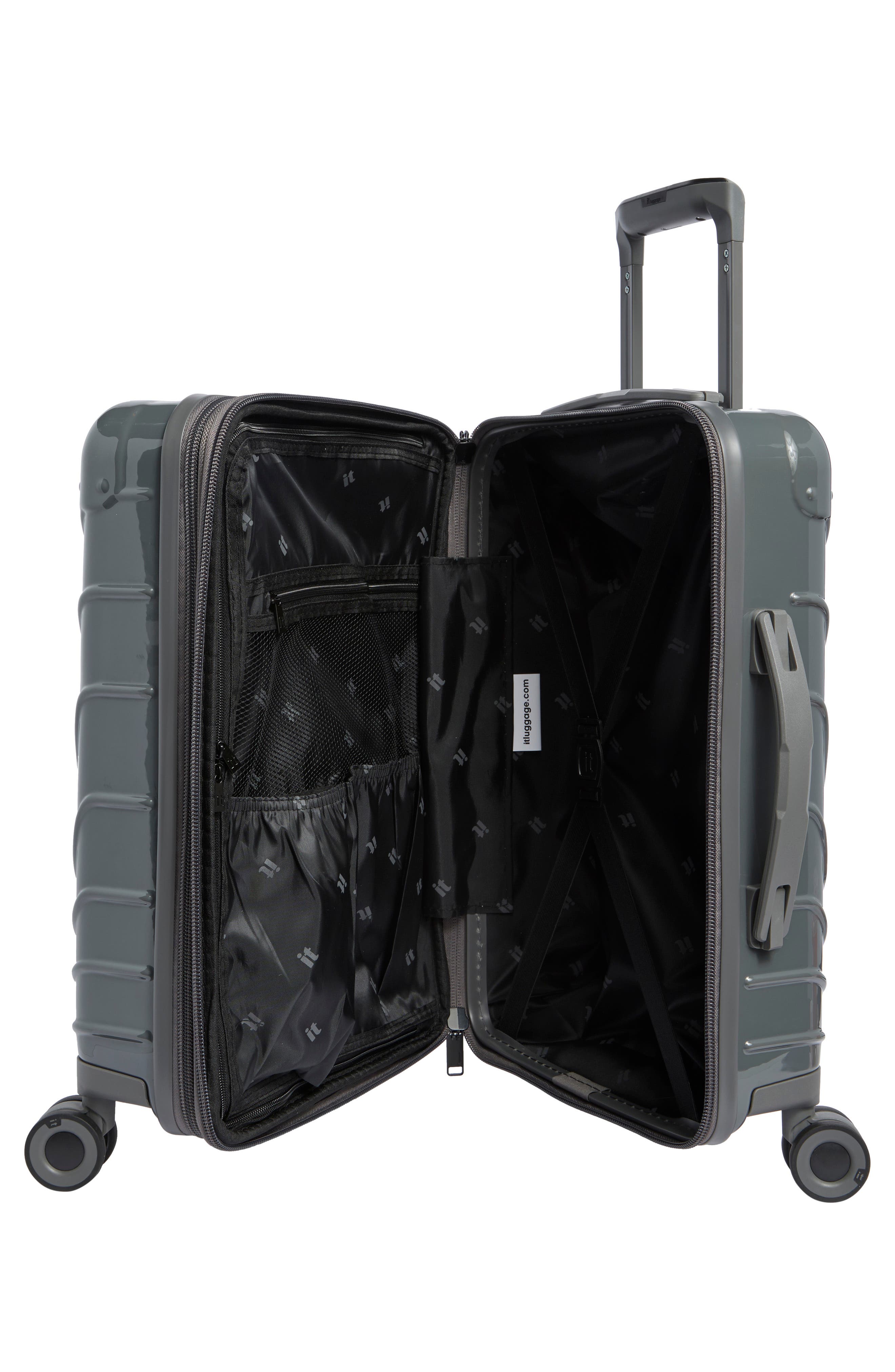 IT LUGGAGE Radiating 21-Inch Hardside Carry-On Luggage, Alternate, color, Charcoal