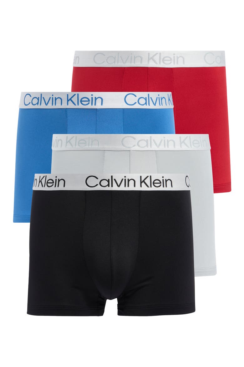 Chromatic 4-Pack Boxer Briefs, Main, color, BLACK/ DELFT/ SCOOTER/ HR