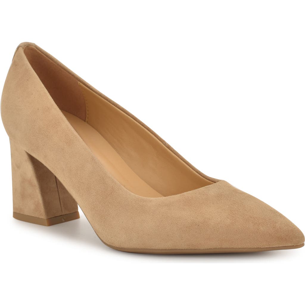 Nine West Kalore 9x9 Pointed Toe Pump In Brown