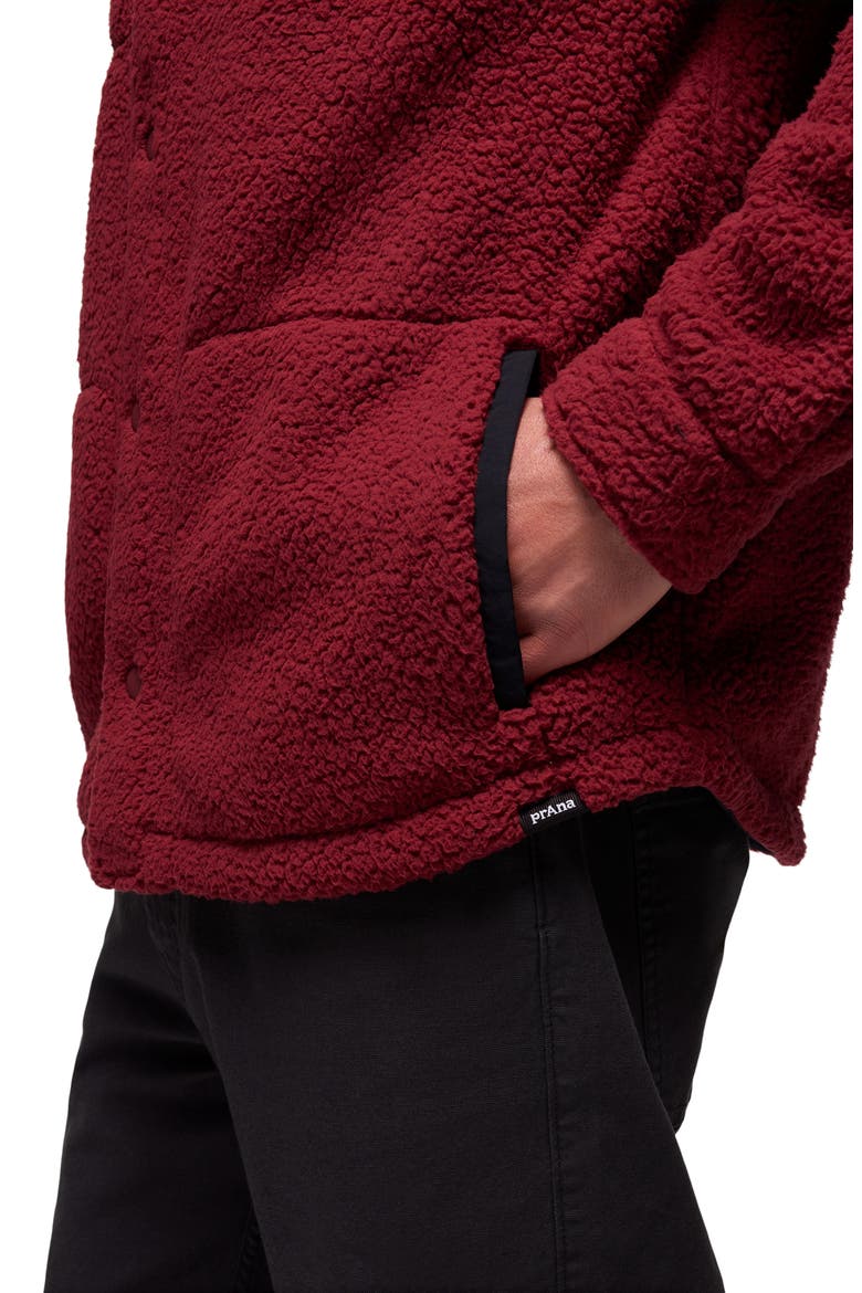 Encinitas Fleece Shirt Jacket, Alternate, color, RETROGRADE