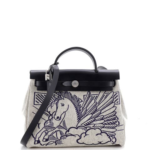 Herbag Zip Pegase Pop Toile and Leather 31