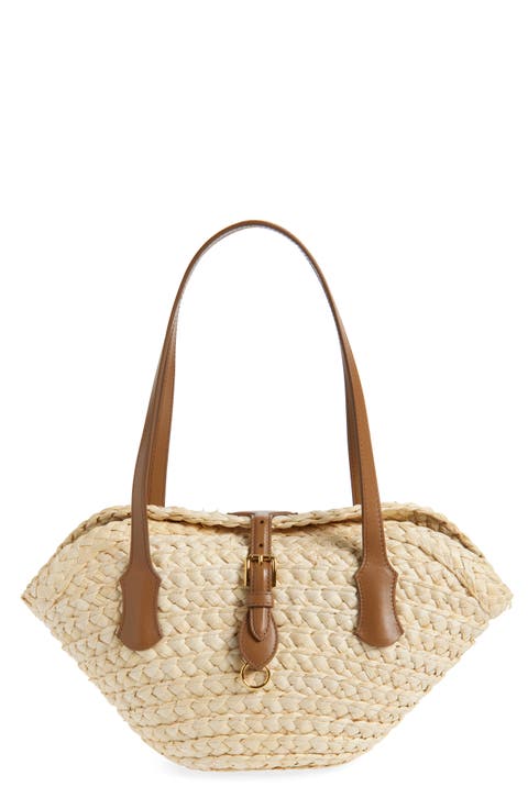 Capri Crocheted Corn Husk Tote
