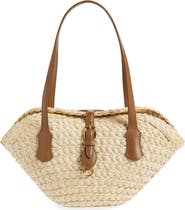 Dolce&Gabbana Capri Crocheted Corn Husk Tote