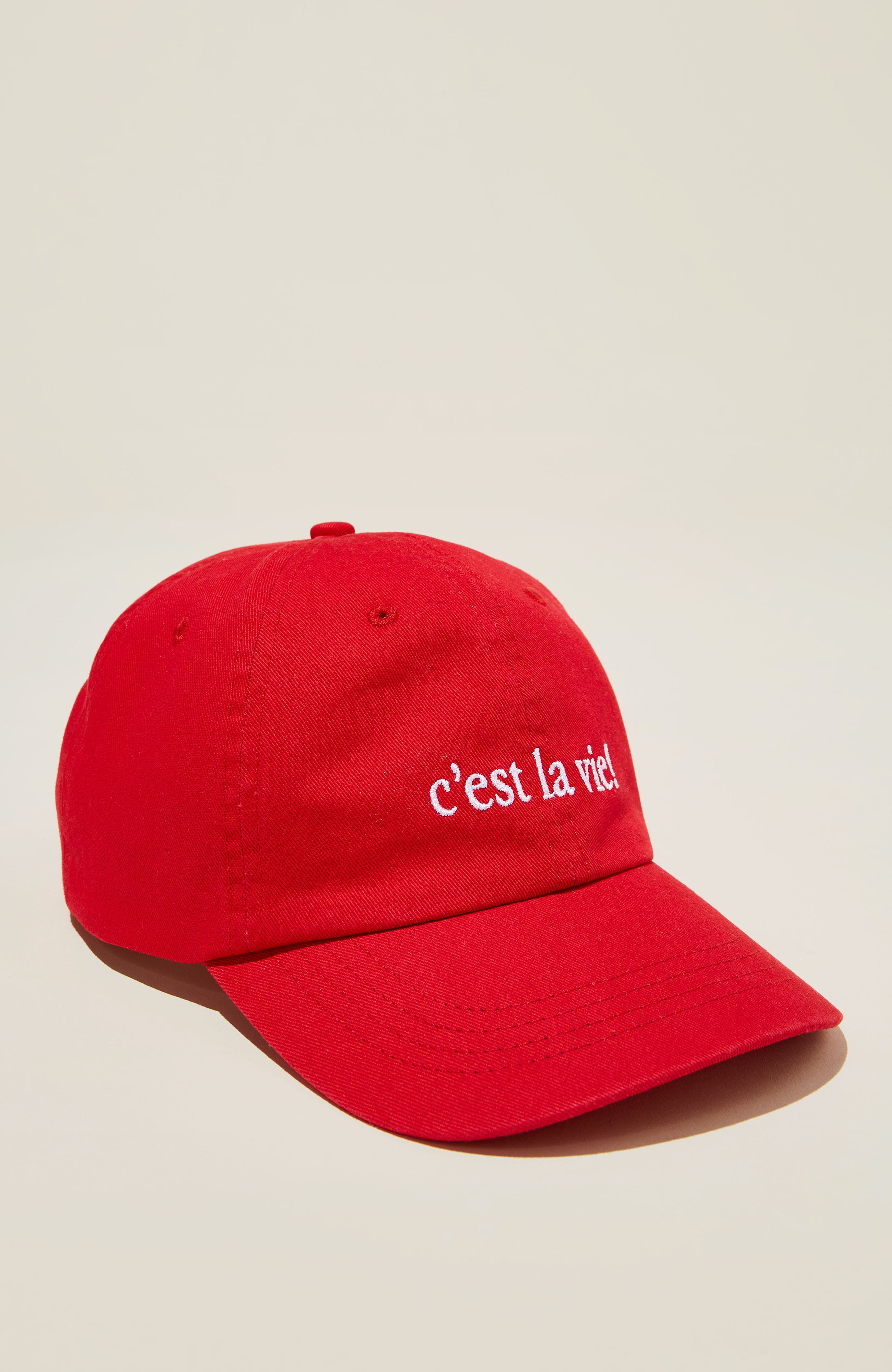 Cotton On Vintage Dad Hat In Washed Redc Est La Vie!