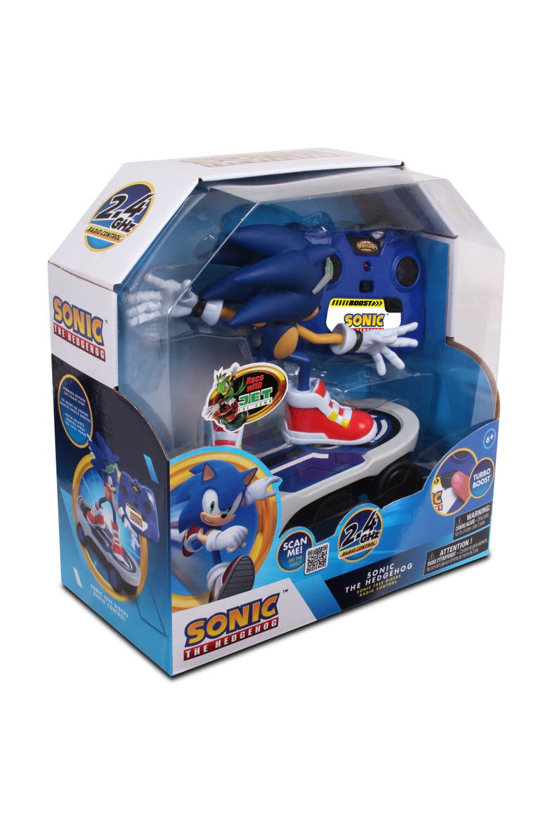 Sonic Free Rider Skateboard Remote Controlled, Alternate, color, Multicolored