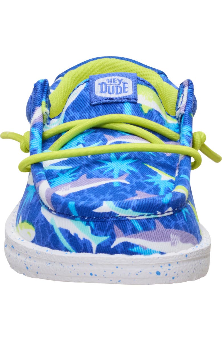 Hey Dude Kids' Wally T Shark Attack Slip-On, Alternate, color,