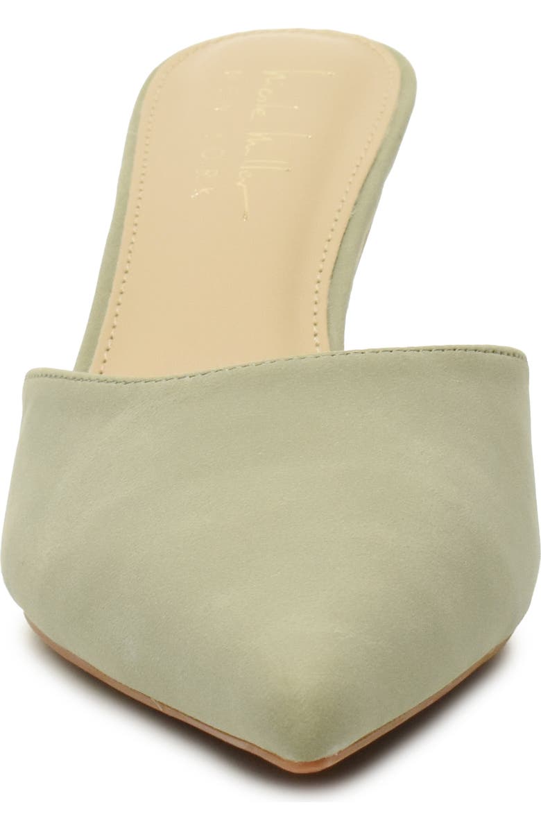 Nicole Miller Pointed Toe Mule, Alternate, color, Sage Nubuck