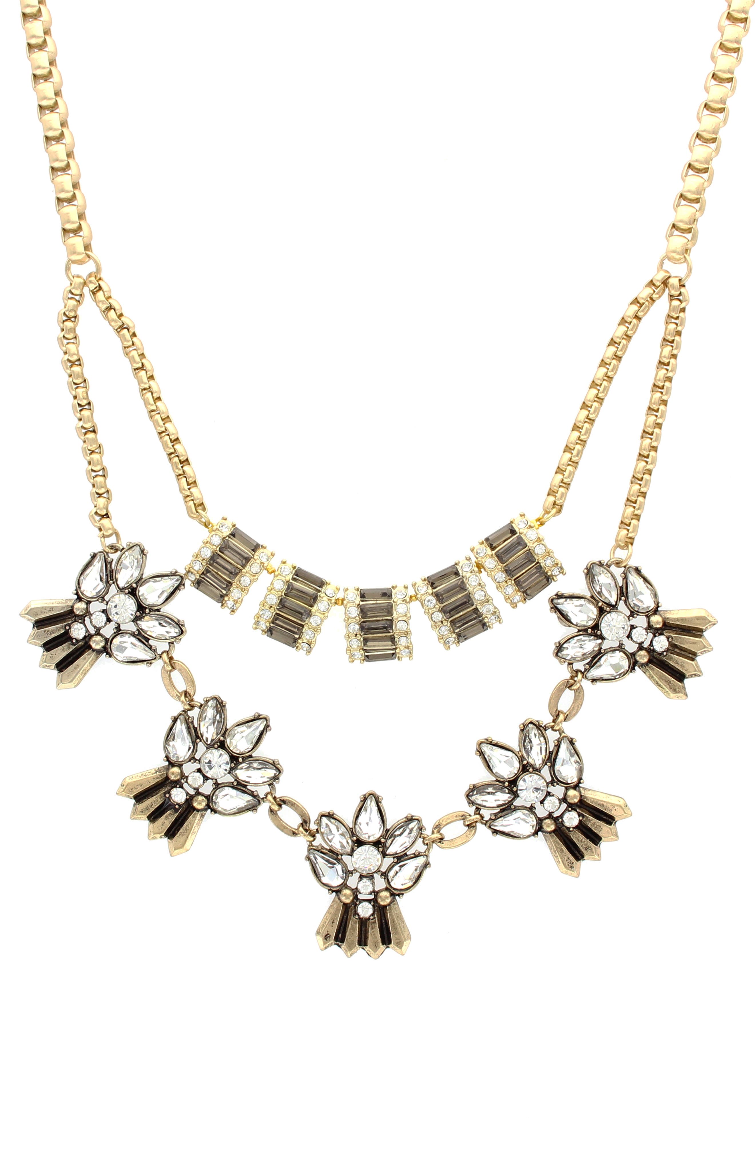 selected BURNISHED GOLD / CLEAR