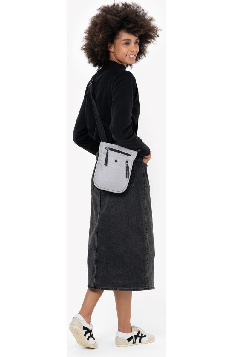 Sherpani Prima Anti Theft Crossbody Bag, Alternate, color, Sterling