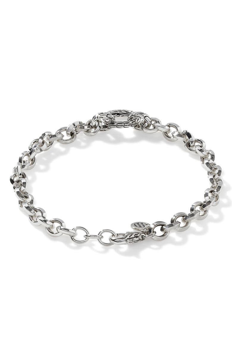 John Hardy Classic Chain Amulet Connector Chain Bracelet, Main, color, 