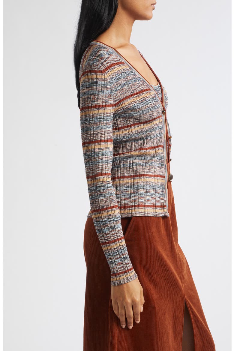 Calliope Cardigan, Alternate, color, RUST MULTI