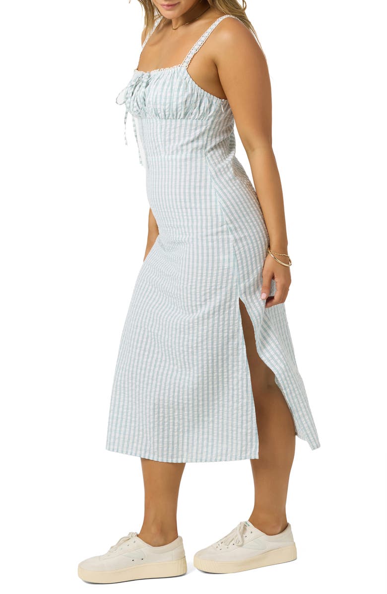 O'Neill Wiley Body-Con Midi Dress, Alternate, color, Winter White