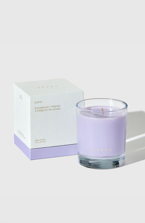 Sandalwood + Hashish Coco-Apricot Non-Toxic Candle