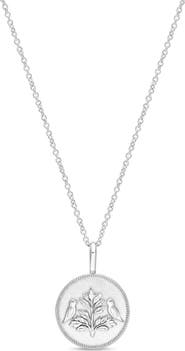 Roseate Tree of Life Sterling Silver Pendant Necklace