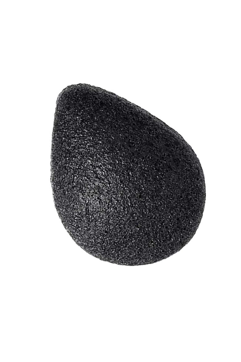 Natural Charcoal Konjac Sponge, Alternate, color, Black