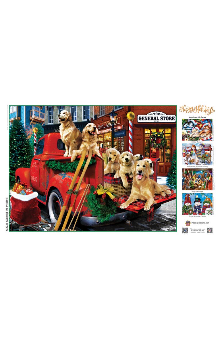 Guarding the Presents 300pc Puzzle, Alternate, color, Multicolor