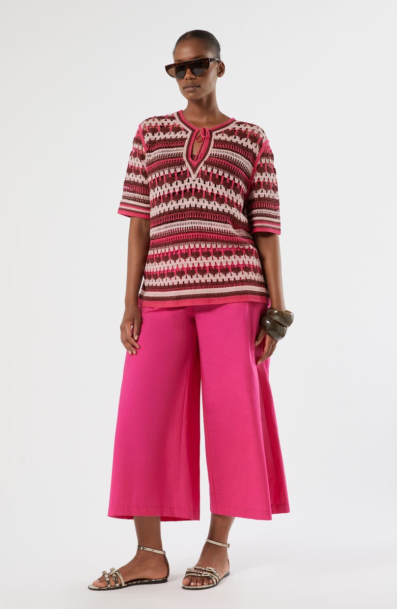 Marina Rinaldi Vpece Ankle Wide Leg Pants, Alternate, color, 