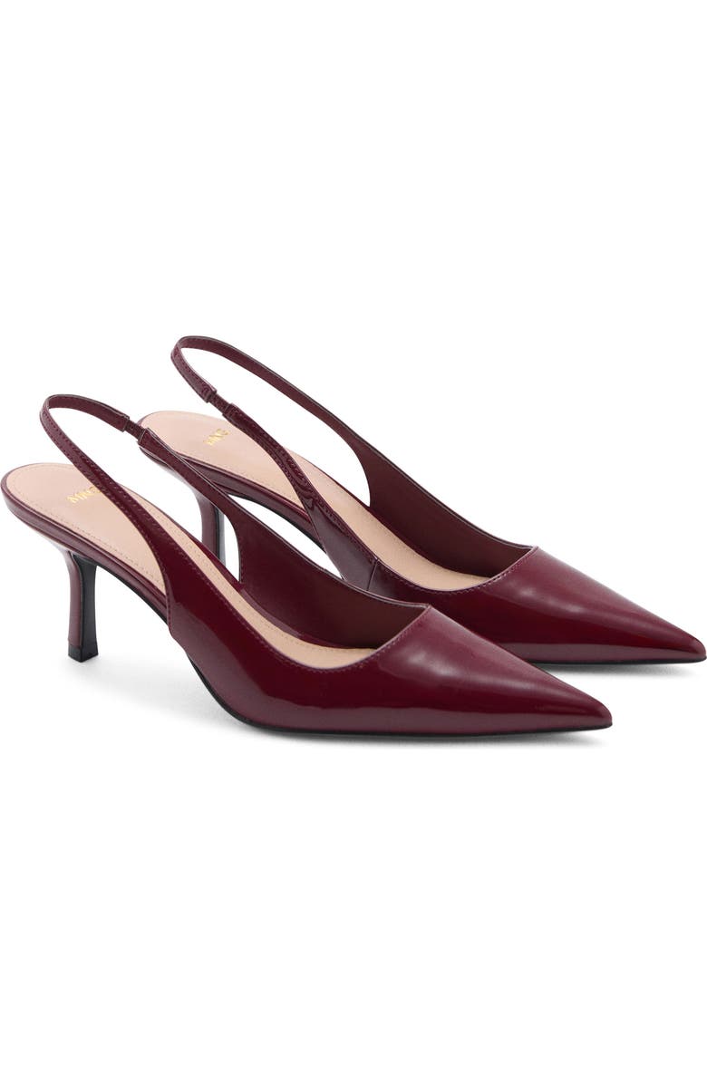 MANGO Pointed Toe Slingback Pump, Main, color,
