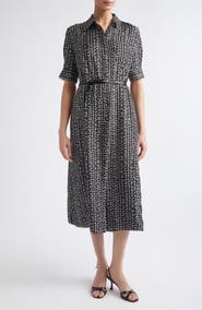 Altuzarra Eleanor Wool Stretch Twill Midi Shirtdress
