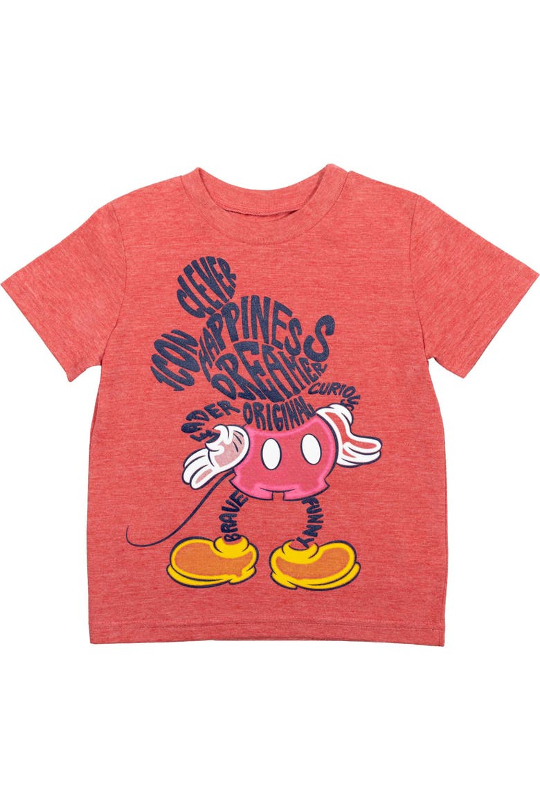 Mickey Mouse 3-Pack Short Sleeve T-Shirts, Alternate, color, Mickey Red Yellow Blue