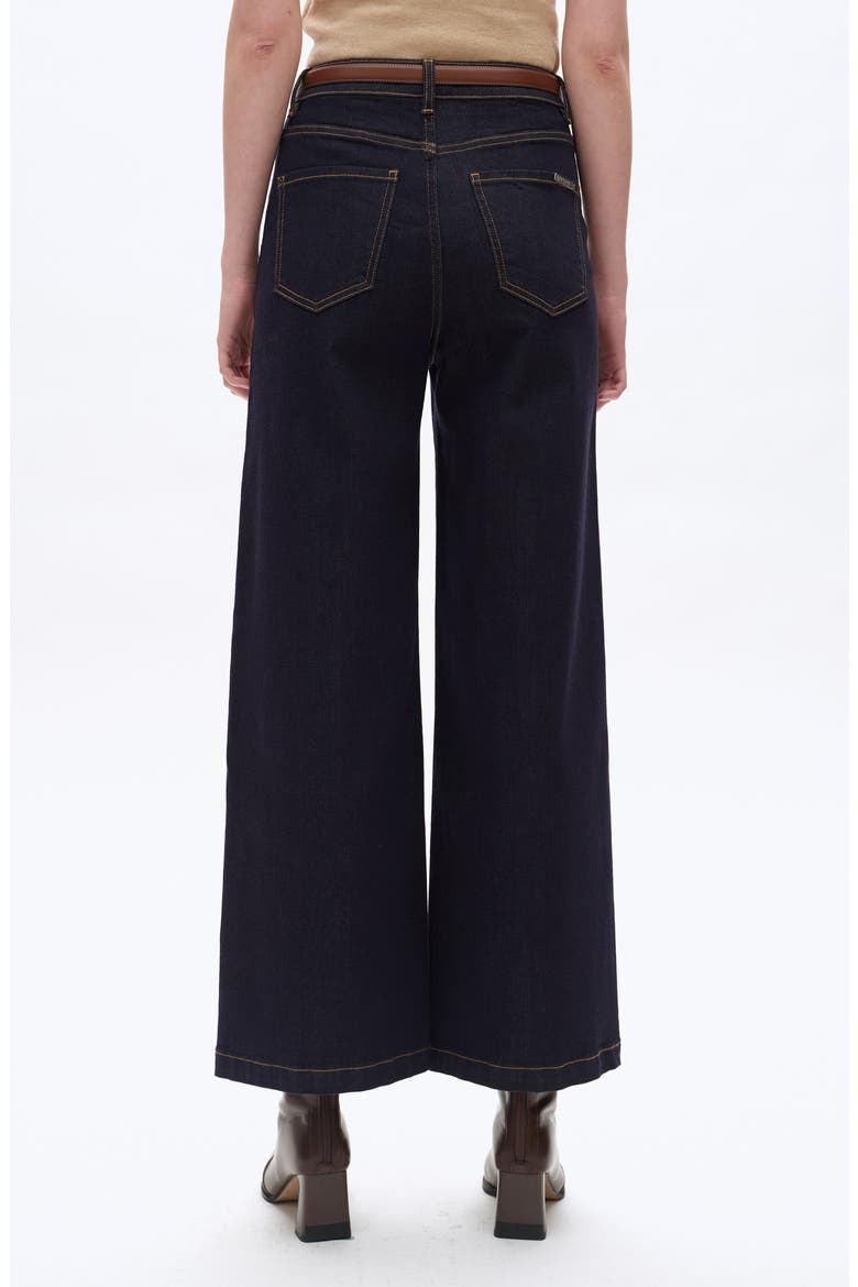 High Waist Wide Leg Jeans, Alternate, color, RINSE WASH