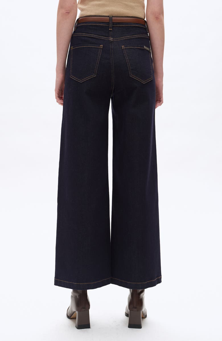 Bayeas High Waist Wide Leg Jeans, Alternate, color, Rinse Wash