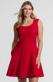 Lands' End Starfish Scoop Neck Sleeveless Mini Dress